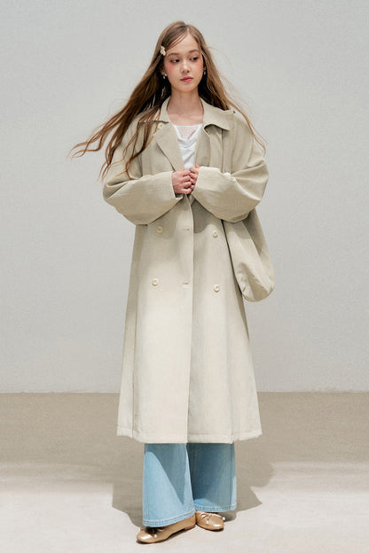 Warm Gray Classic Silhouette Jacket