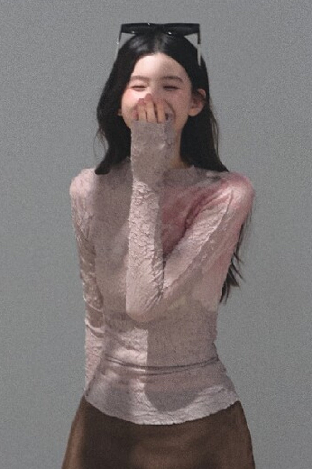 Two-Way Long-Sleeved Knit Base Layer Pullover