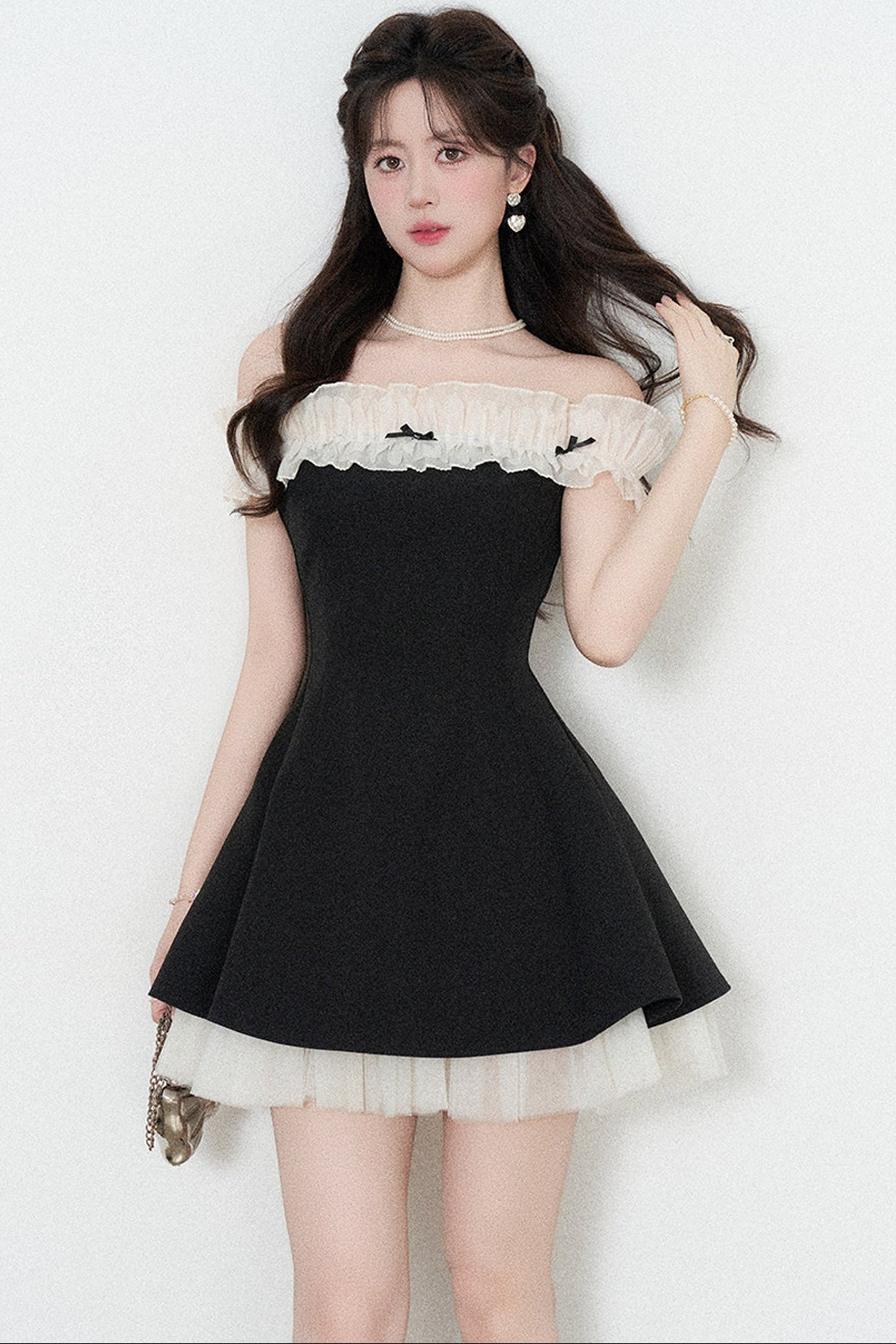 One-Shoulder A-Line Dress
