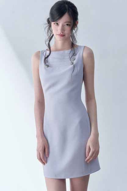 Cherry Gray Bodycon Dress