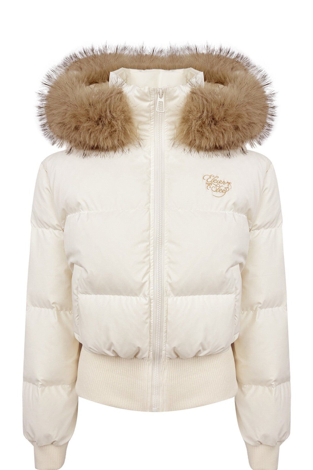 White Down Jacket and Pants Set-Up
