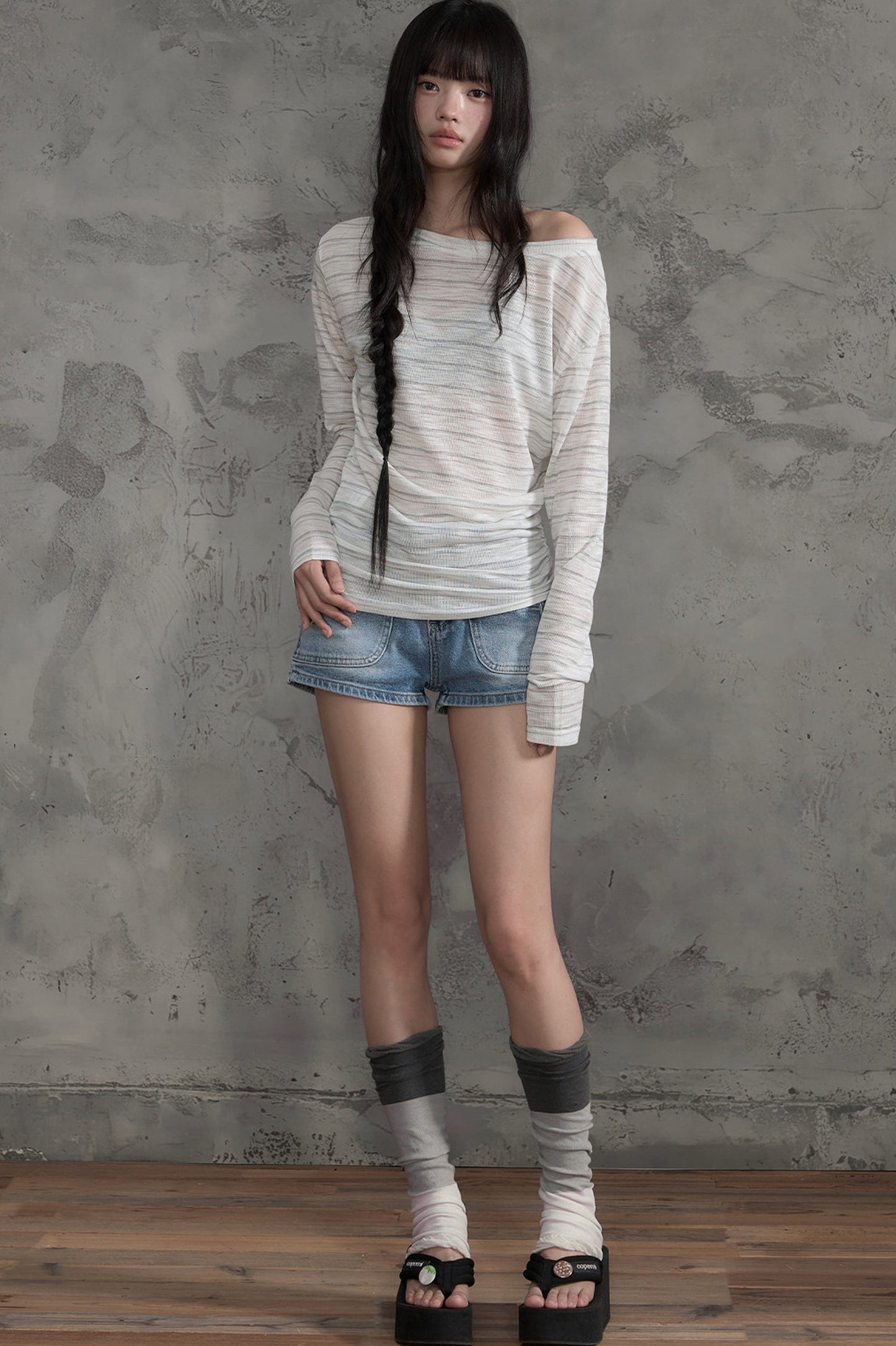 Retro Denim Hot Pants