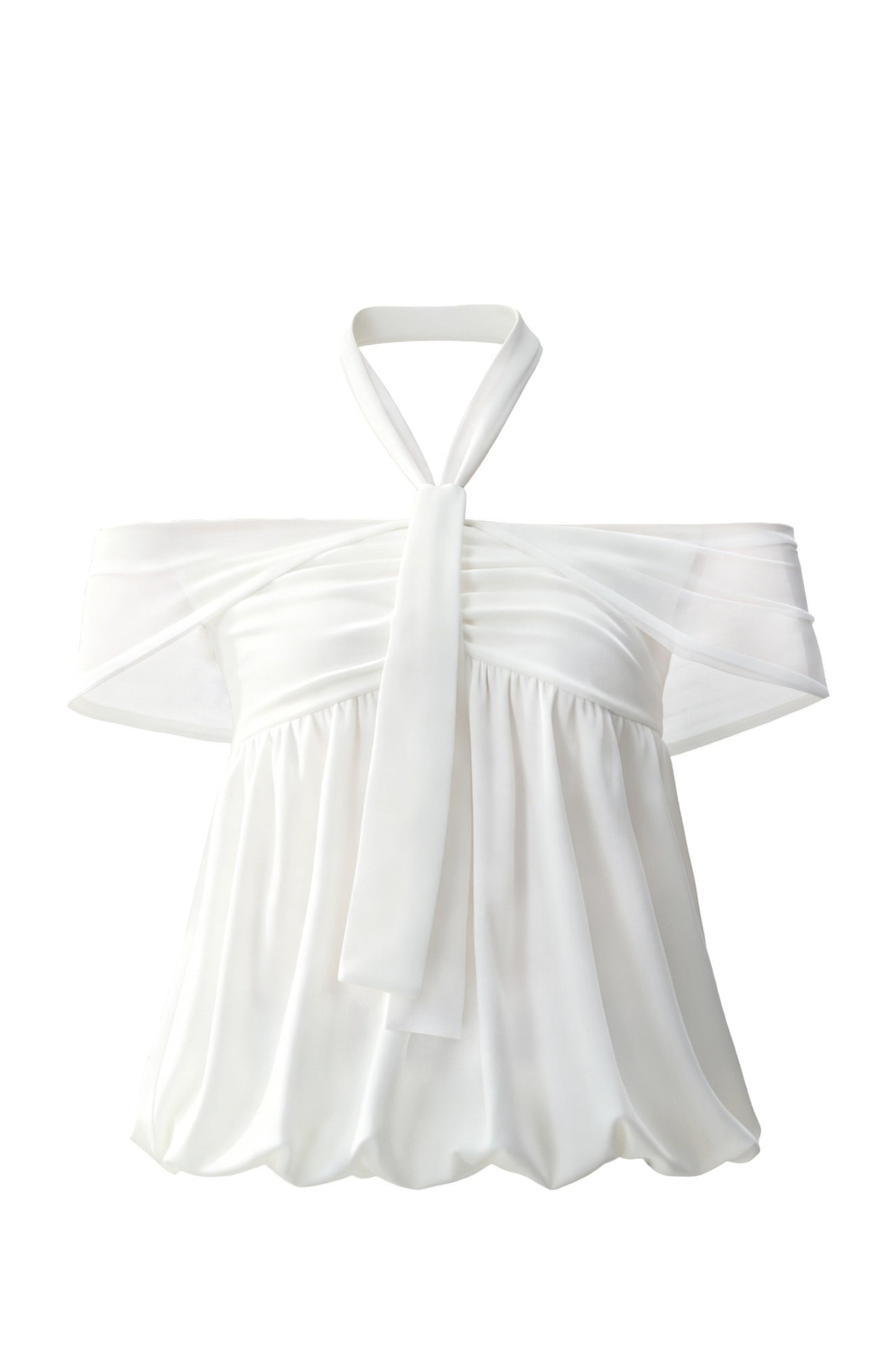 Romantic Floral One-Shoulder Top Set-Up