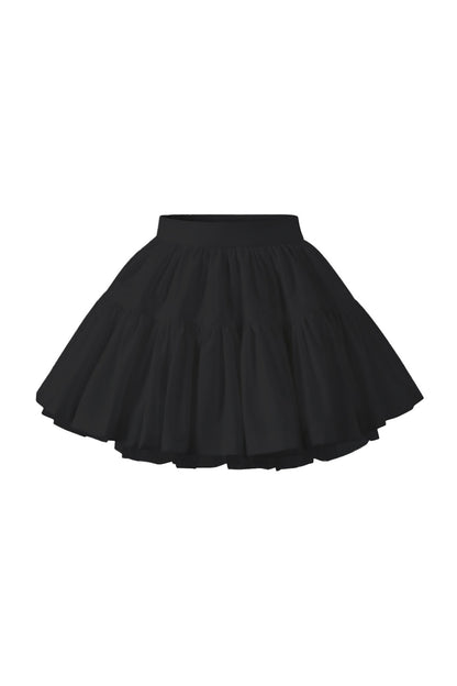 Ballet Style Double-Layer Mesh A-Line Cake Skirt