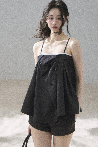 Camisole-Oberteil und Shorts-Set