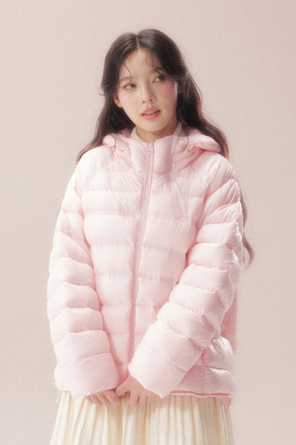 Silhouette Zipper Down Jacket