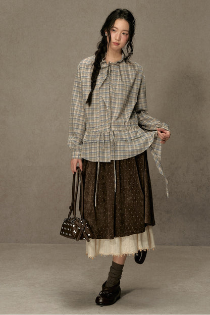 Plaid Long-Sleeve Shirt