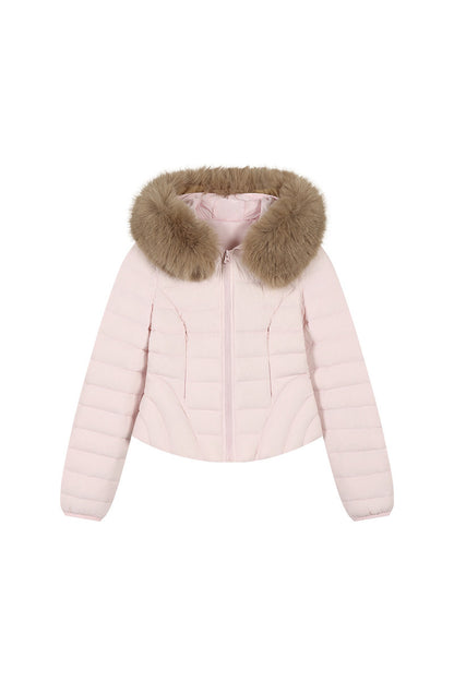 Fur Collar Short Down Jacket