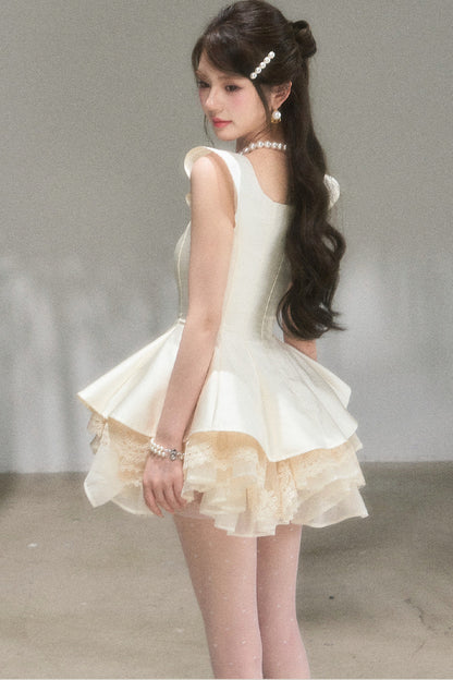 Princess Puffy Short Dress