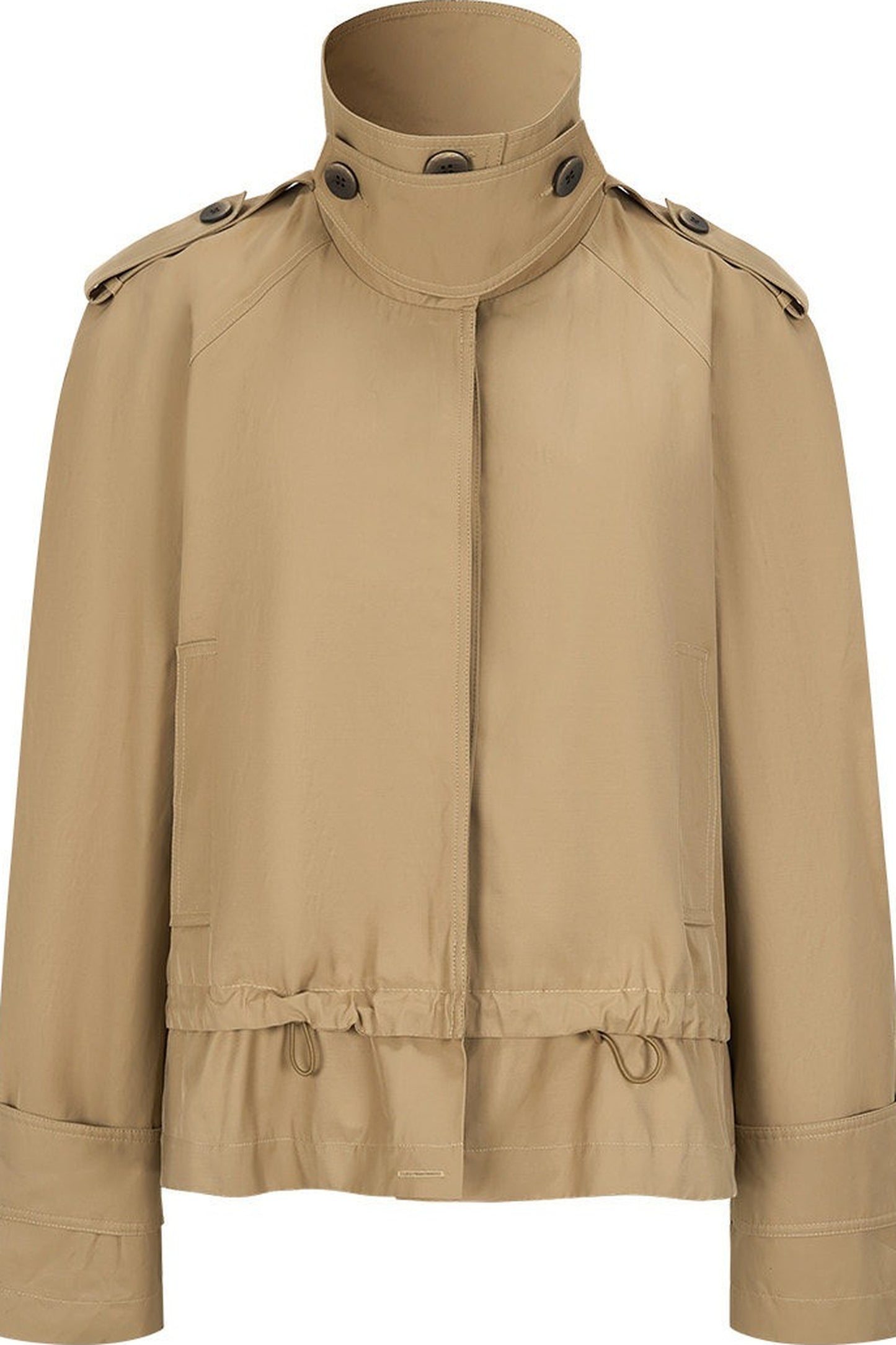 Modern Stand Collar Windbreaker Jacket