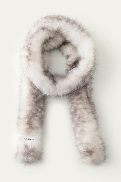 Fluffy Bambi Deer Faux Fur Scarf