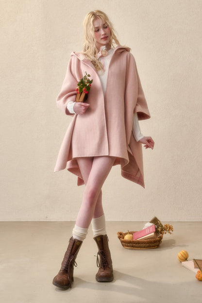 Reversible Wool Cape