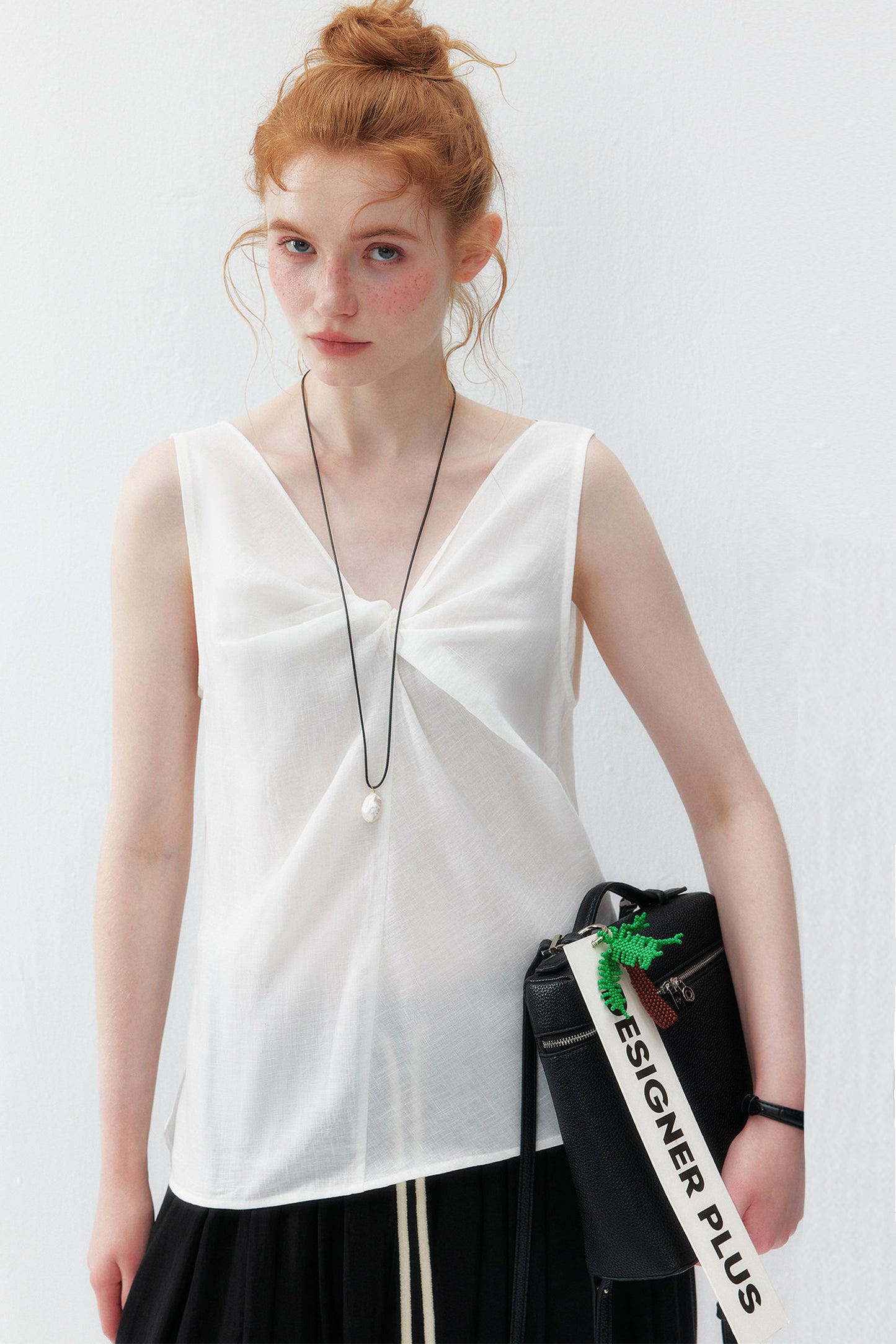 Twist Front Lyocell Camisole