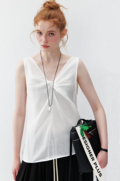Twist Front Lyocell Camisole