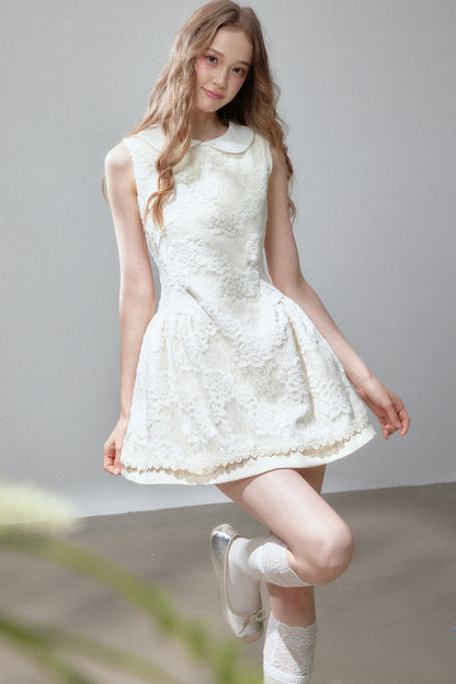 Sleeveless Doll Collar Dress
