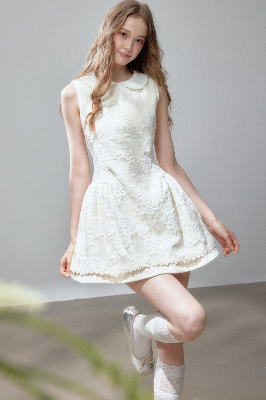 Sleeveless Doll Collar Dress