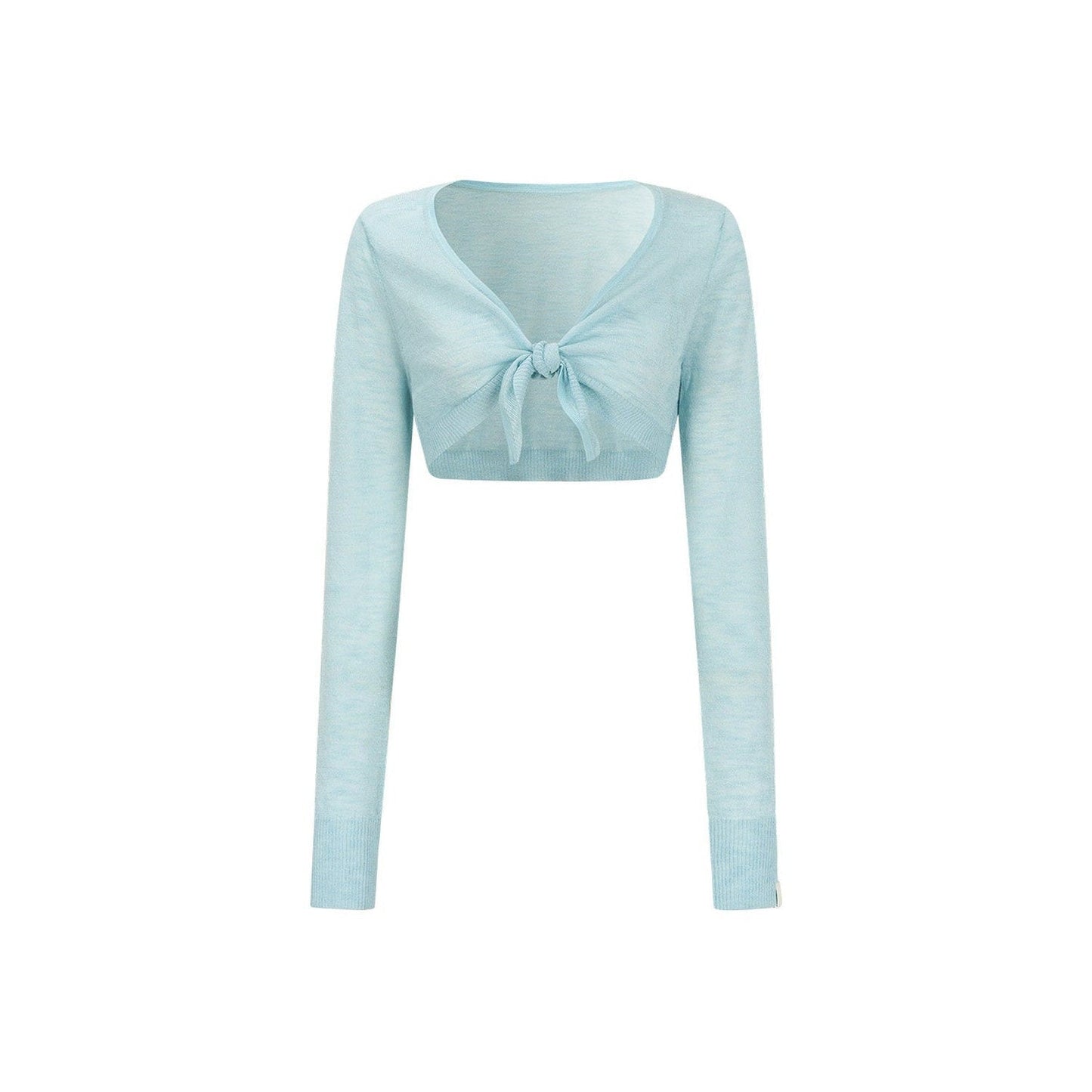 Leichtes Strickset aus Weste und Strickjacke