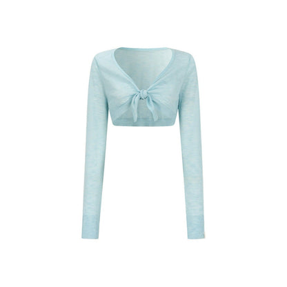 Leichtes Strickset aus Weste und Strickjacke