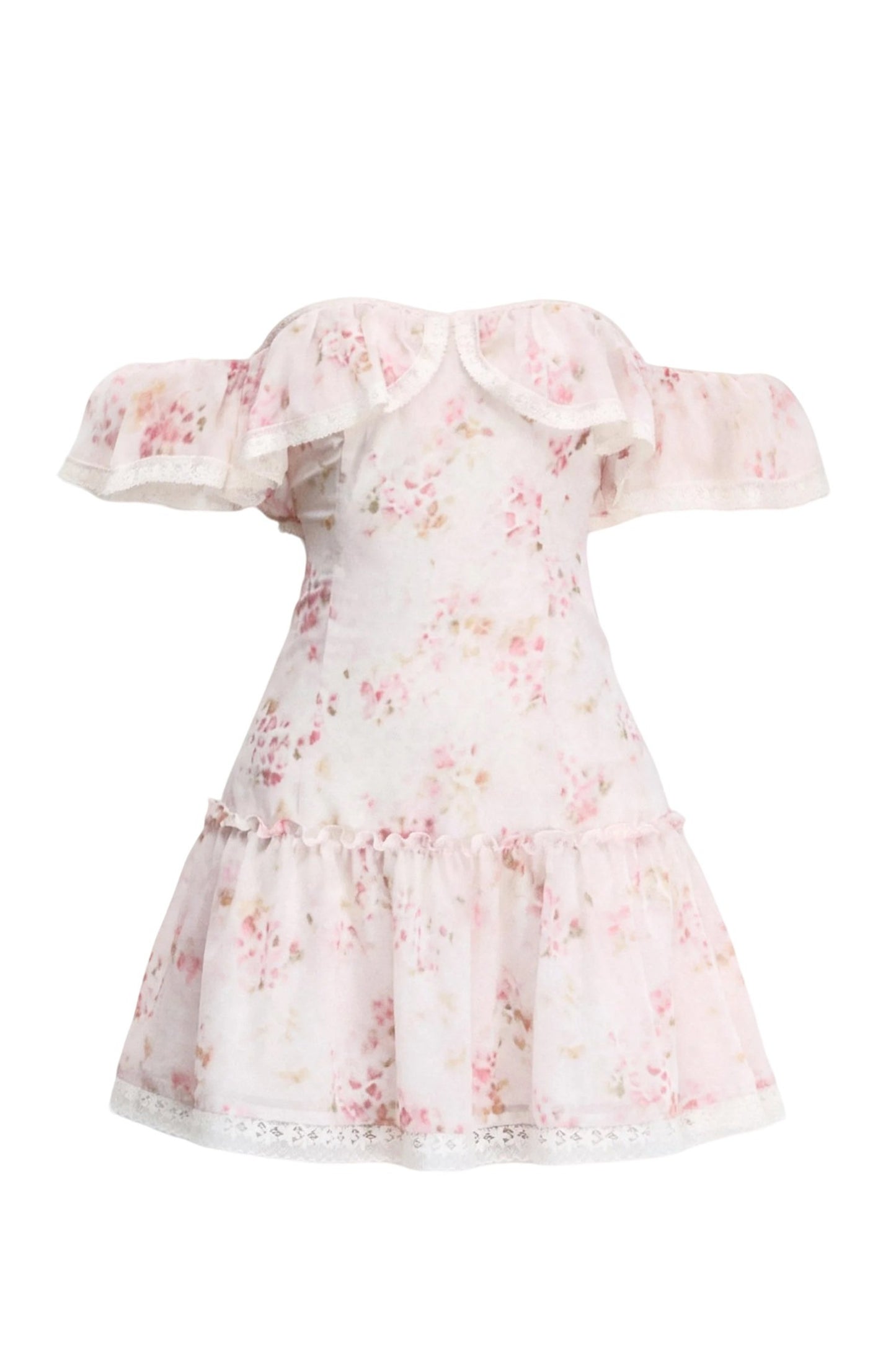 Pink Mist Off-Shoulder Dress