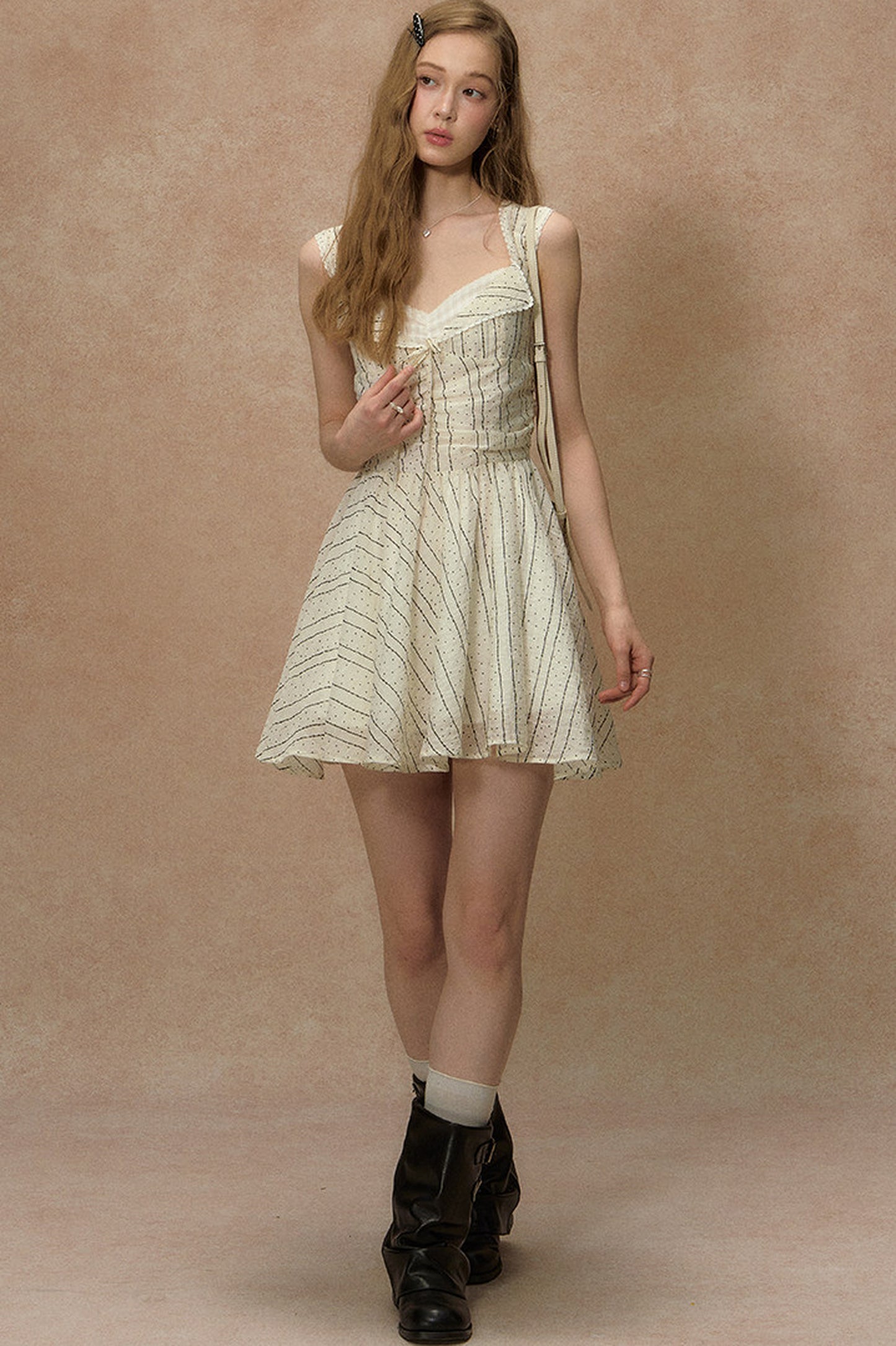 Clear Sky Lace Dress