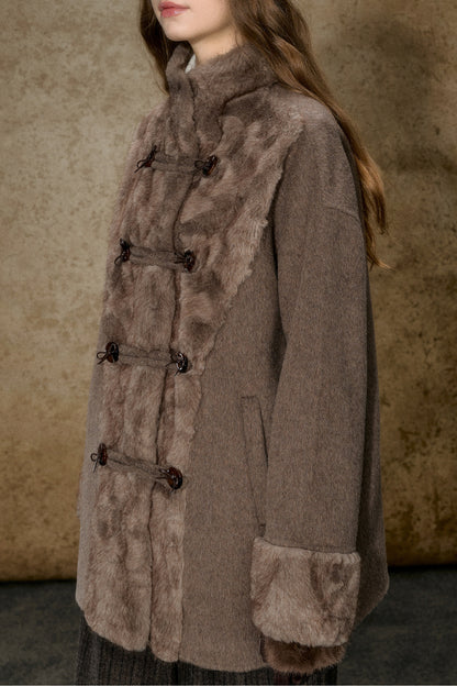 Mid-Length Double-Sided Woolen Jacket