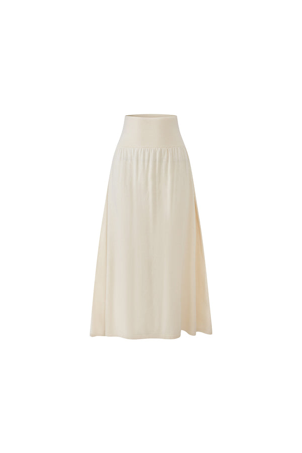 Wool Knit Three-Piece, Jacket and Skirt Set-Up