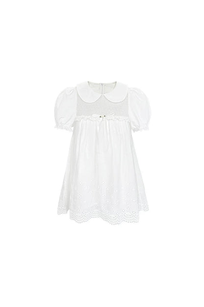 White Angel Embroidery Dress
