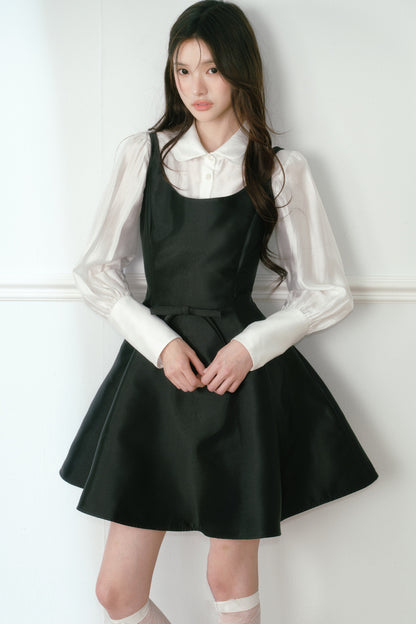 Glossy Sleeveless Dress