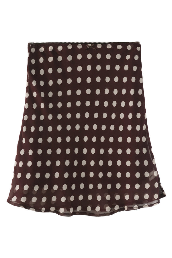 Small Wave Chiffon A-Line Skirt