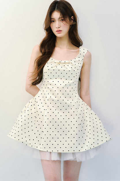 Two-Tone Satin Princess Dress