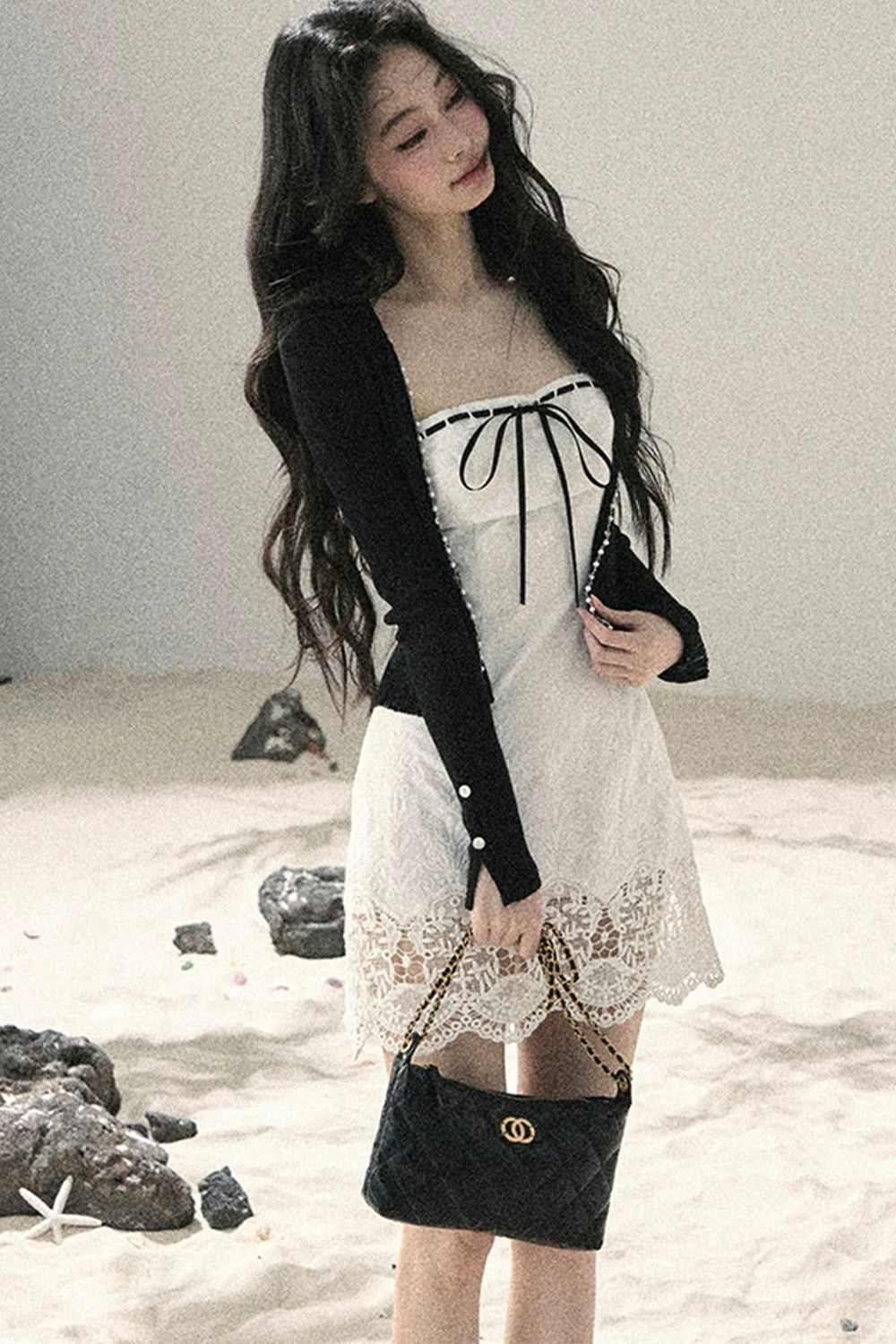 French Style Lace Bodycon Dress