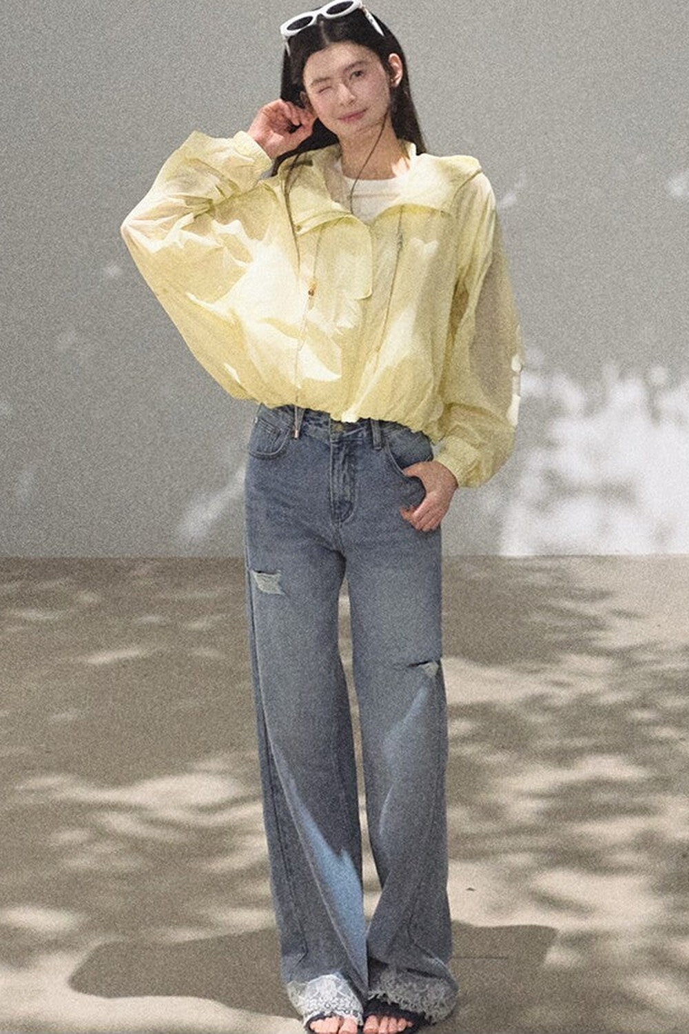 Bohemian Summer Ripped Jeans