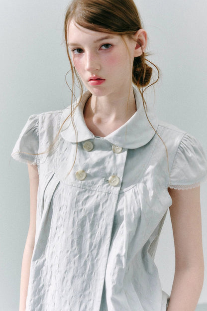 Cotton Polka Dot Doll Top
