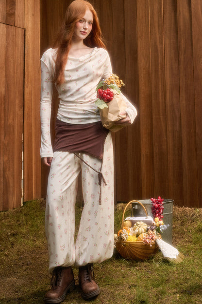 Liberty Print Top and Pants Set-Up