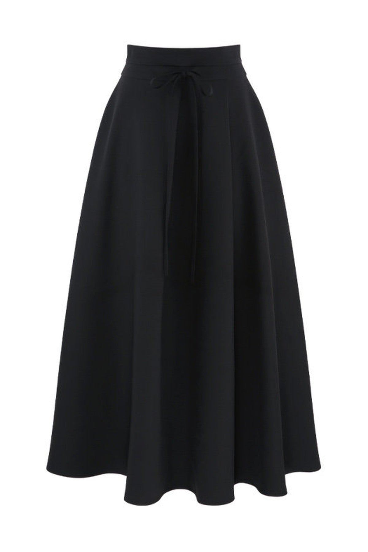 Black Collar Top and Long Skirt Set-Up