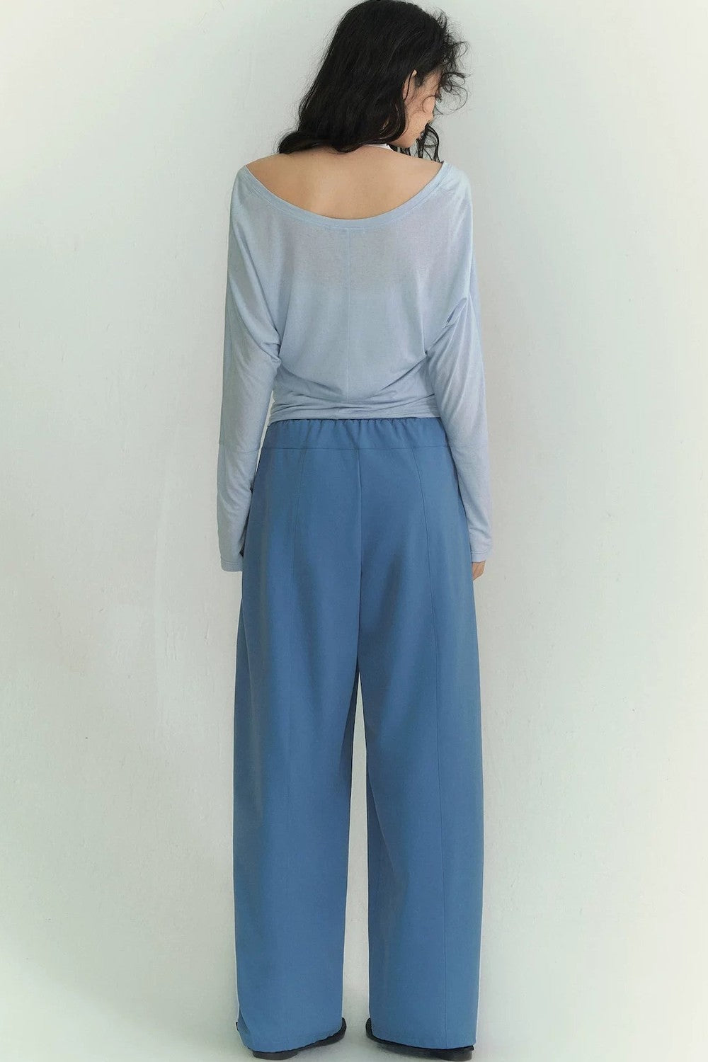 Light Oxygen Wide-Leg Scimitar Pants