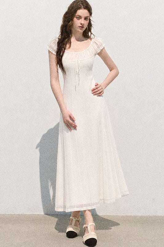 Off-Shoulder Knitted Mermaid Dress