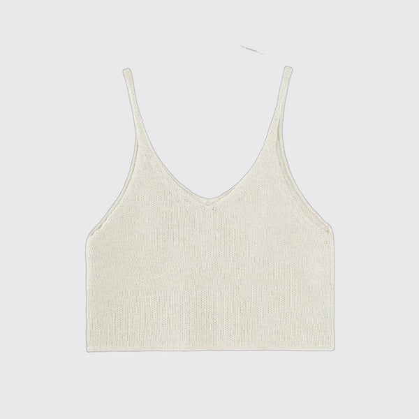 Gentle Knit V-Neck Vest