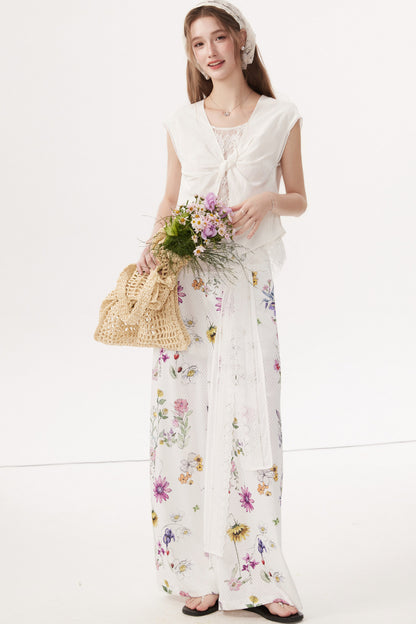 Sleeveless Linen Blouse