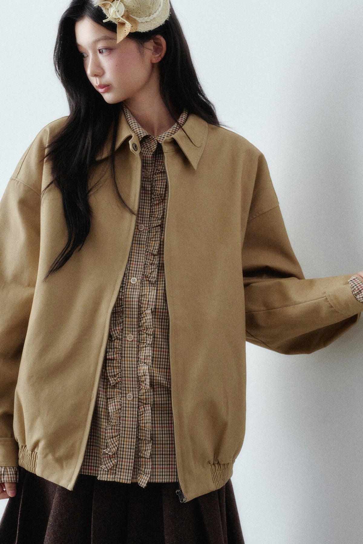 Retro Layered-Look Jacket