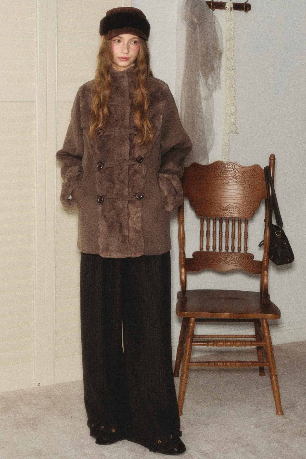 Mid-Length Double-Sided Woolen Jacket