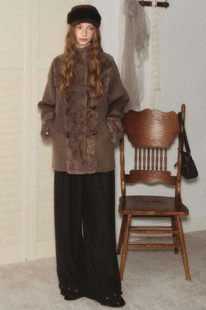 Mid-Length Double-Sided Woolen Jacket