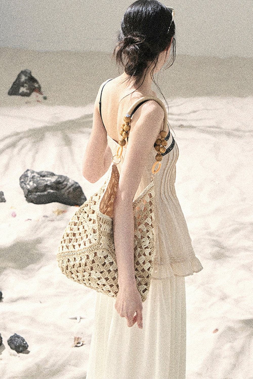 One-Shoulder Ruched Lace Camisole