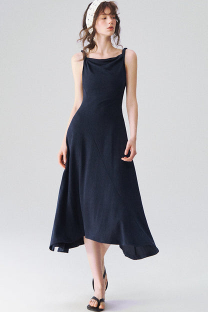 Twisted Strap Knit Dress