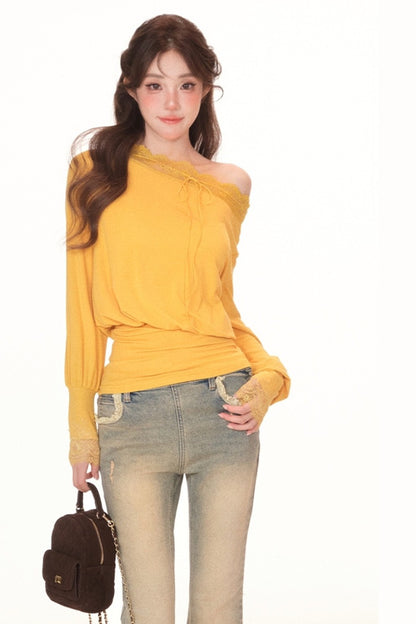 Vintage-Jeans in Blau mit hoher Taille