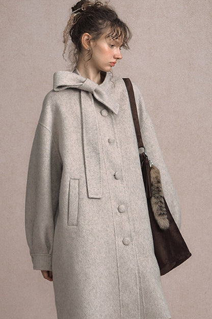 Long Double-Sided Wool Coat