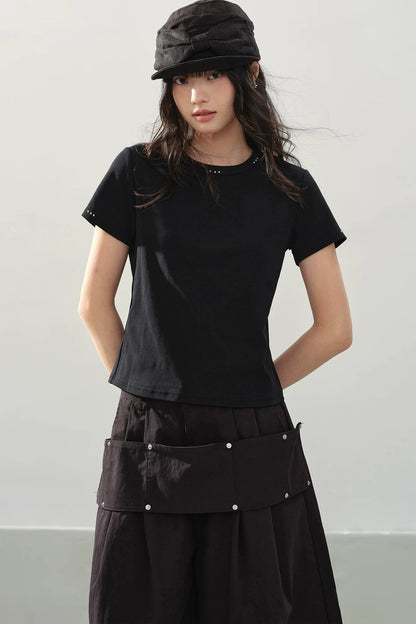 Black Rivet T-Shirt