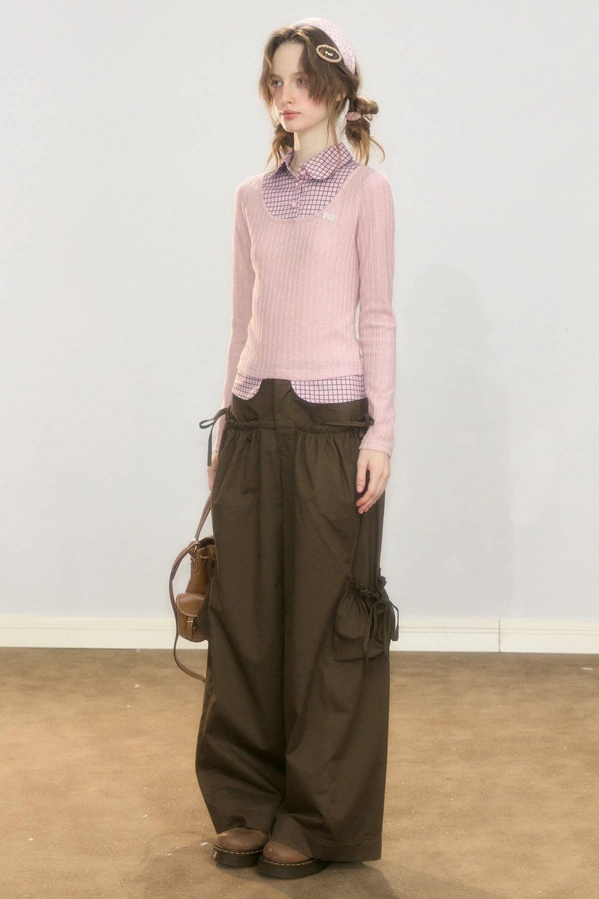 High-Waisted Wide-Leg Cargo Pants
