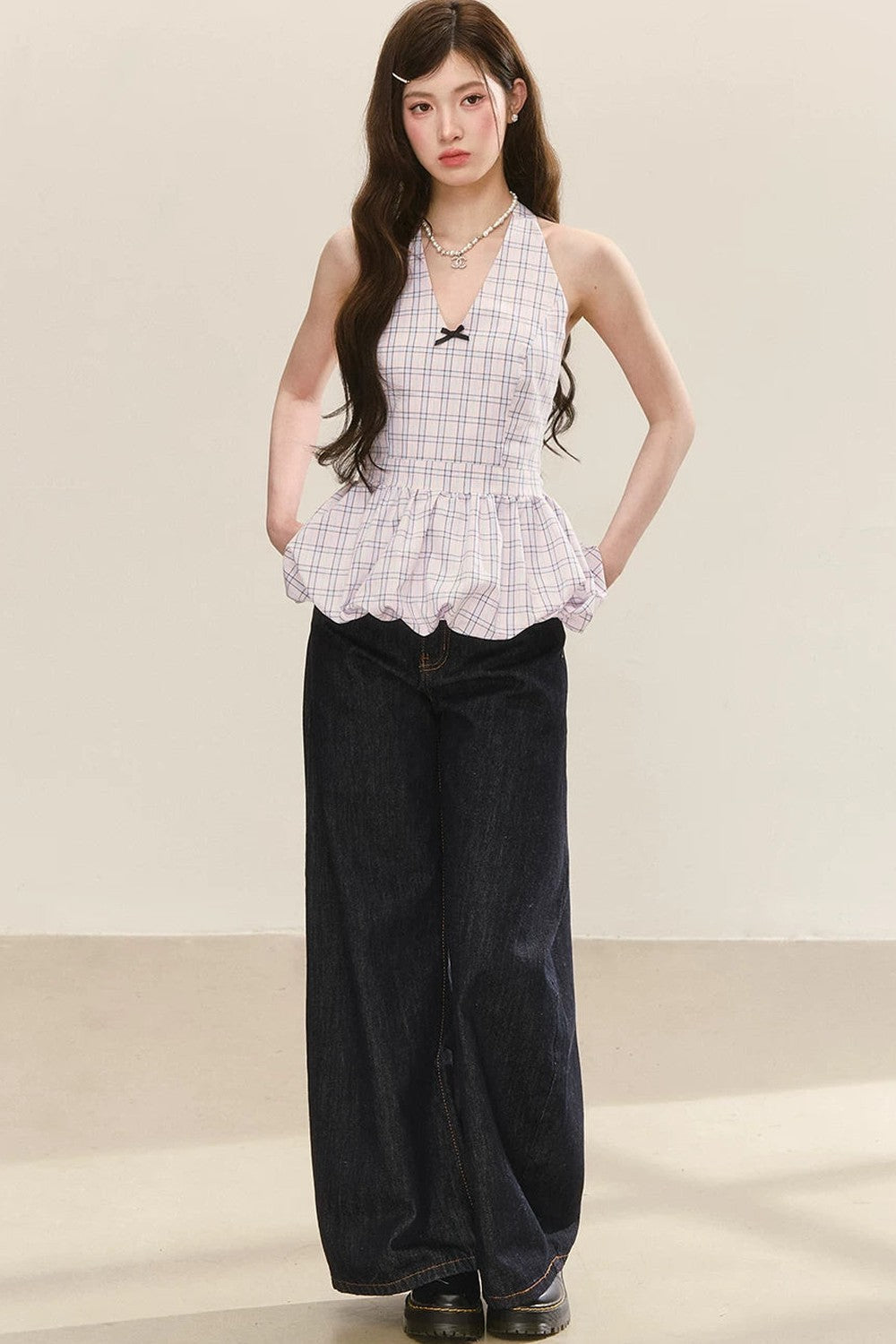 Elegant Floral Tulip Top