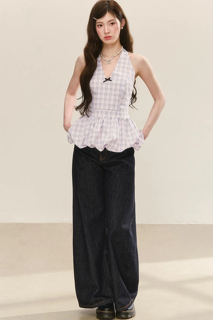 Elegant Floral Tulip Top